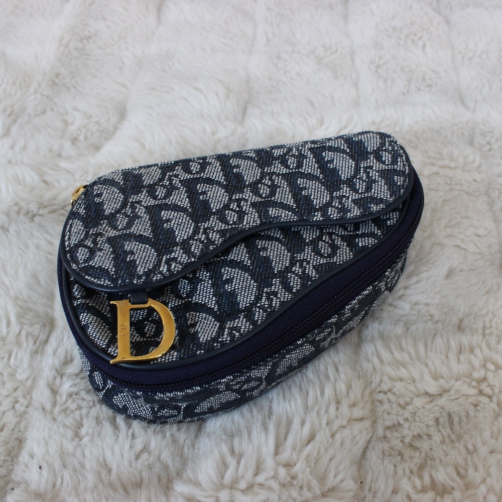 Christian Dior Trotter Saddle Cosmetic Pouch - Picture 2 of 7